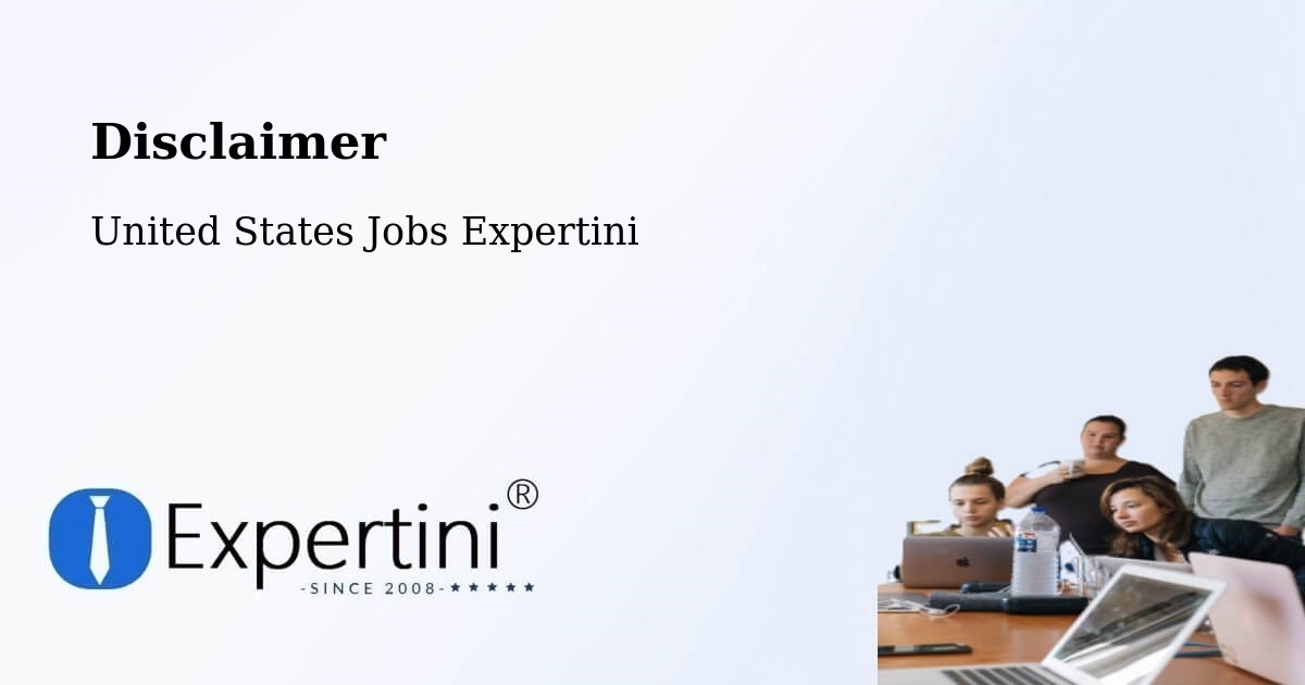 Disclaimer – Palmyra - United States Jobs Expertini